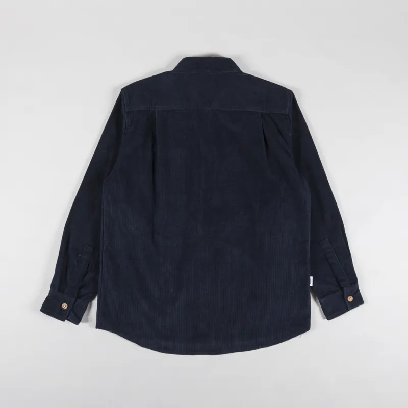 Parlez Ayr Cord Shirt Navy-1