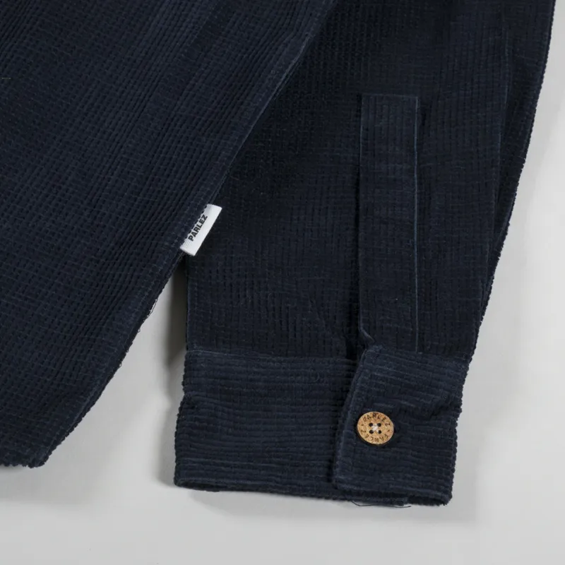 Parlez Ayr Cord Shirt Navy-8