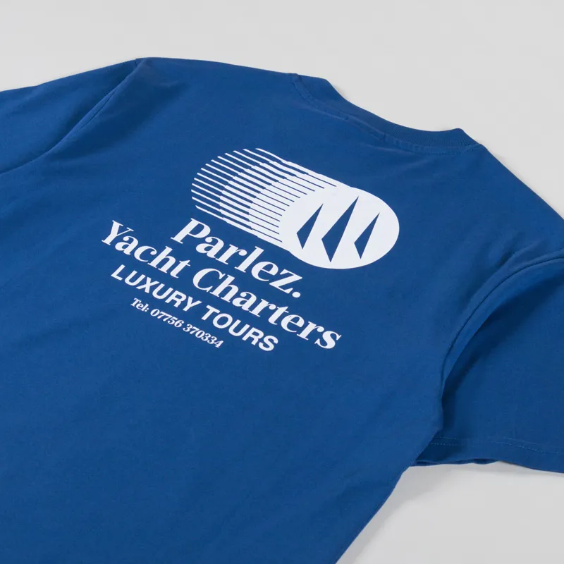 Parlez Charter T Shirt Sail Blue-2