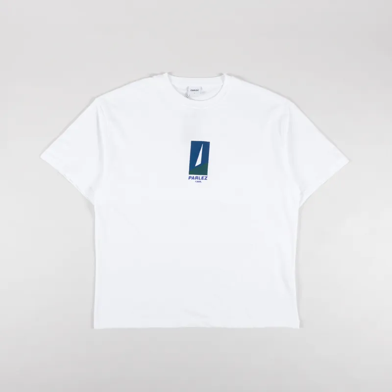 Parlez Peak Oversized T Shirt White