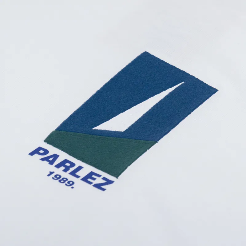Parlez Peak Oversized T Shirt White-2