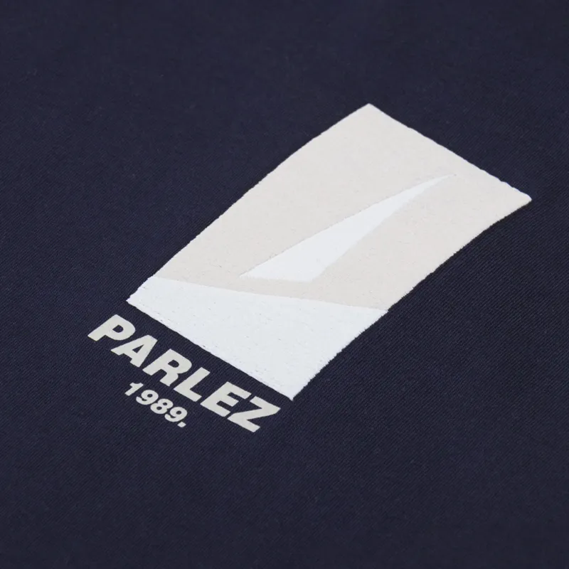 Parlez Peak Oversized T Shirt Navy-2