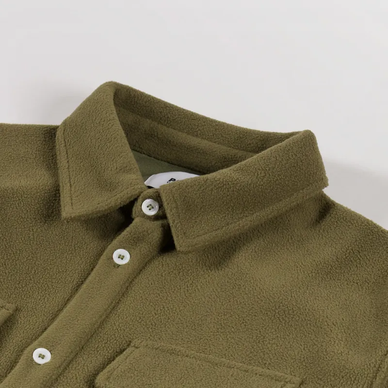 Parlez Motion Fleece Shirt Moss-4