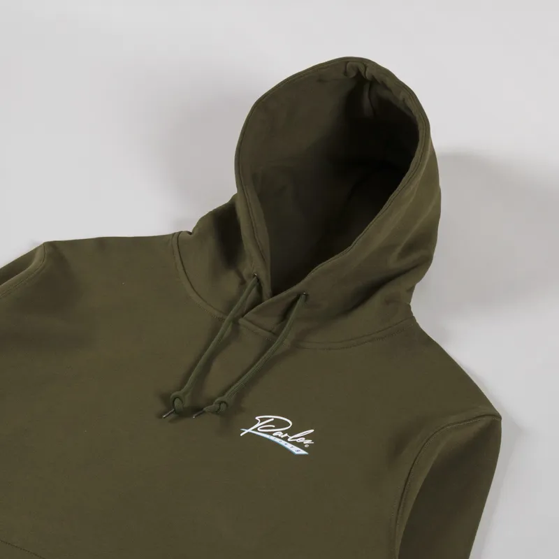 Parlez Chisel Hoodie Moss-3