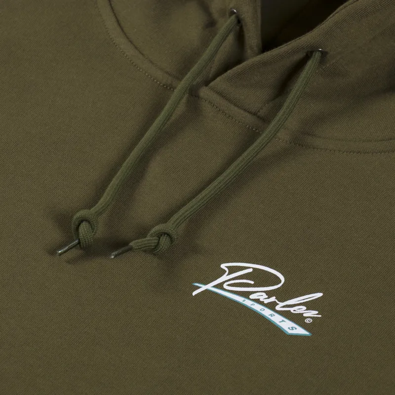 Parlez Chisel Hoodie Moss-5