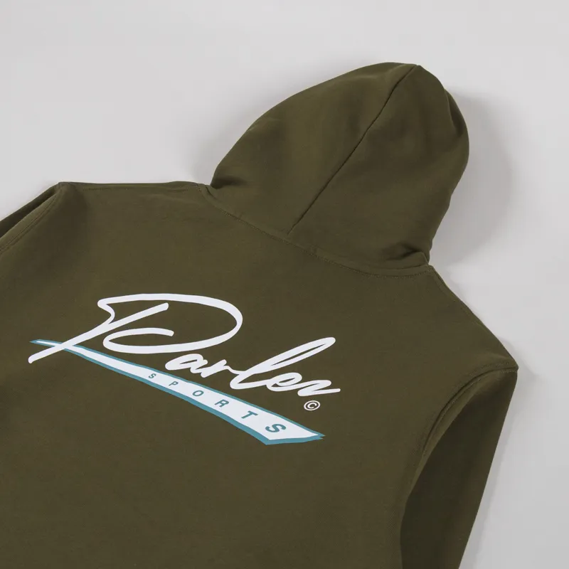 Parlez Chisel Hoodie Moss-2