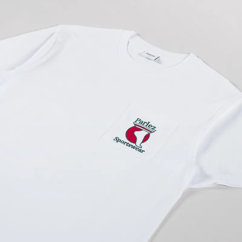Parlez Currere Pocket T Shirt White-1