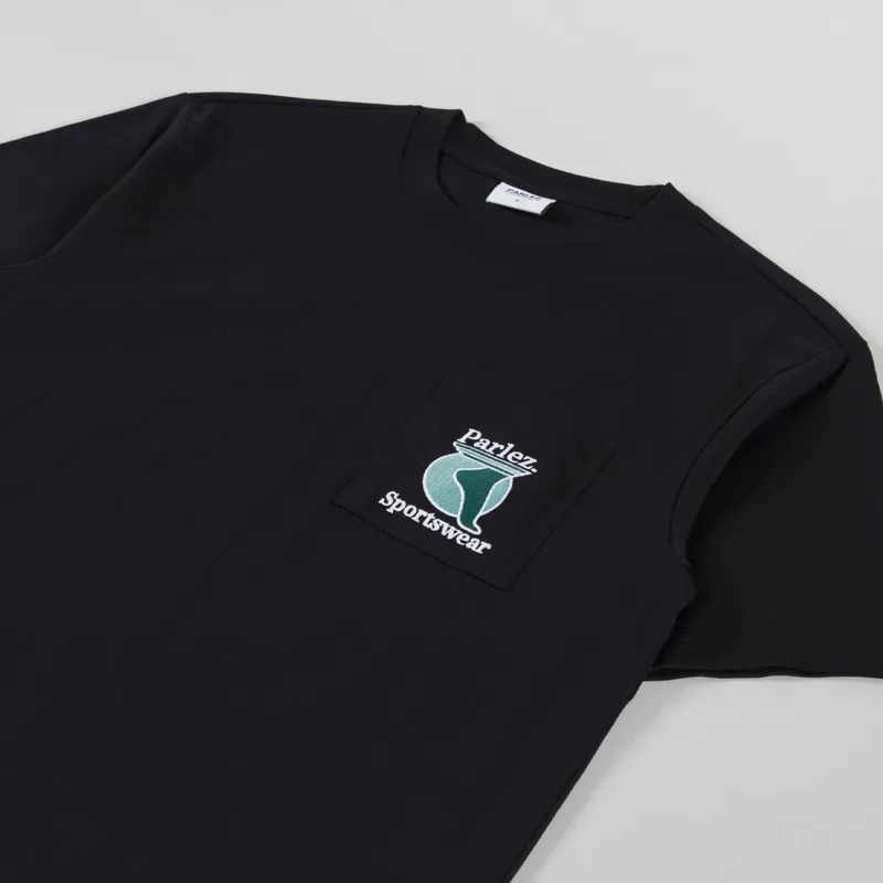 Parlez Currere Pocket T Shirt Black-1