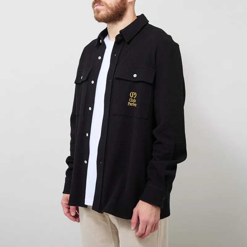 Parlez Boarder Shirt Black-1