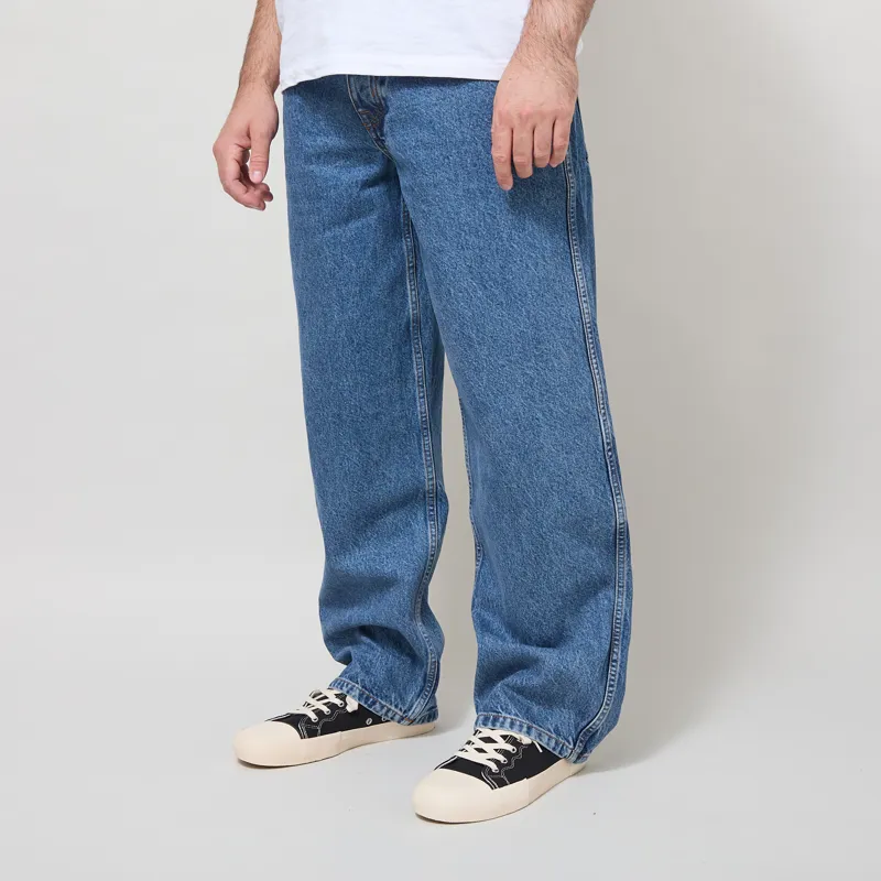 Parlez Prospect Denim Trousers Mid Enzyme Wash-1
