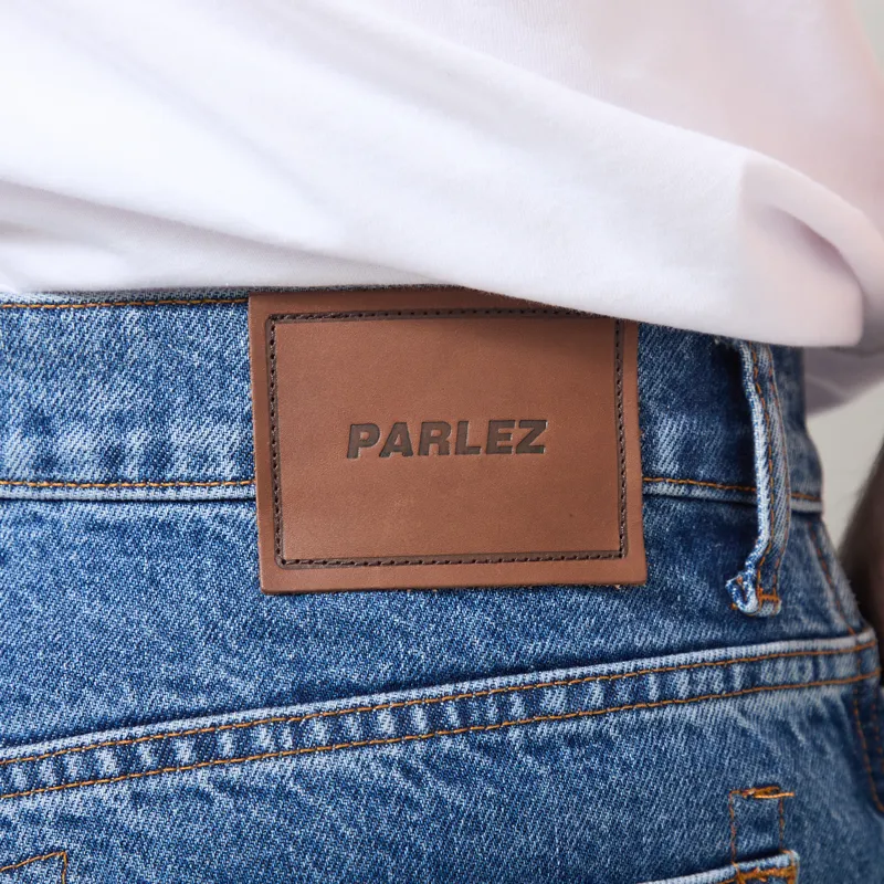 Parlez Prospect Denim Trousers Mid Enzyme Wash-6