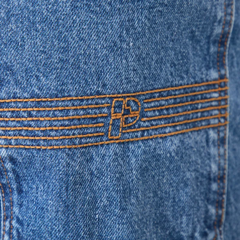 Parlez Prospect Denim Trousers Mid Enzyme Wash-8