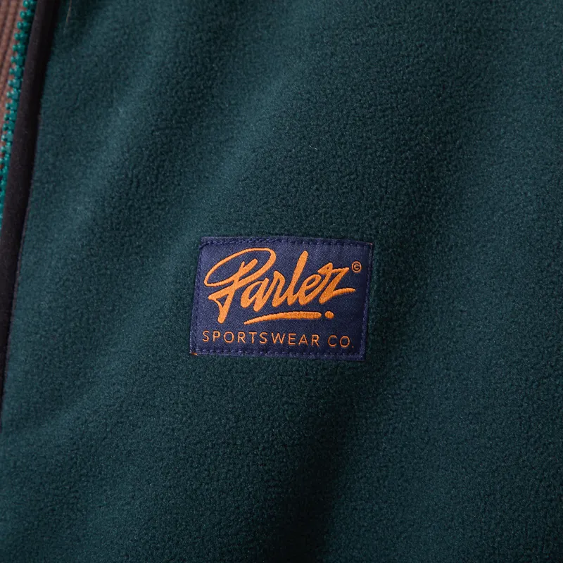 Parlez Duality Reversible Fleece Gilet Deep Green-11