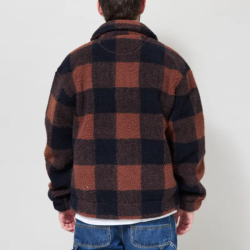 Parlez Province Sherpa Fleece Jacket Walnut-2