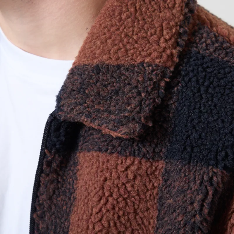 Parlez Province Sherpa Fleece Jacket Walnut-4
