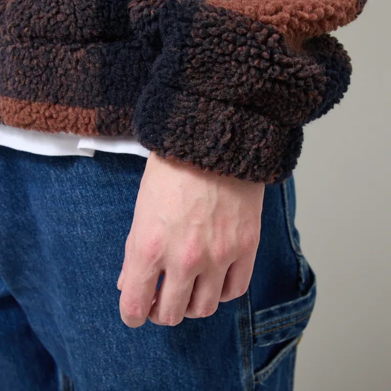 Parlez Province Sherpa Fleece Jacket Walnut-6