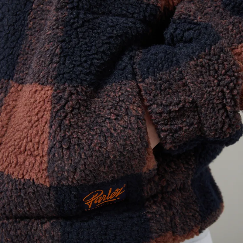 Parlez Province Sherpa Fleece Jacket Walnut-9