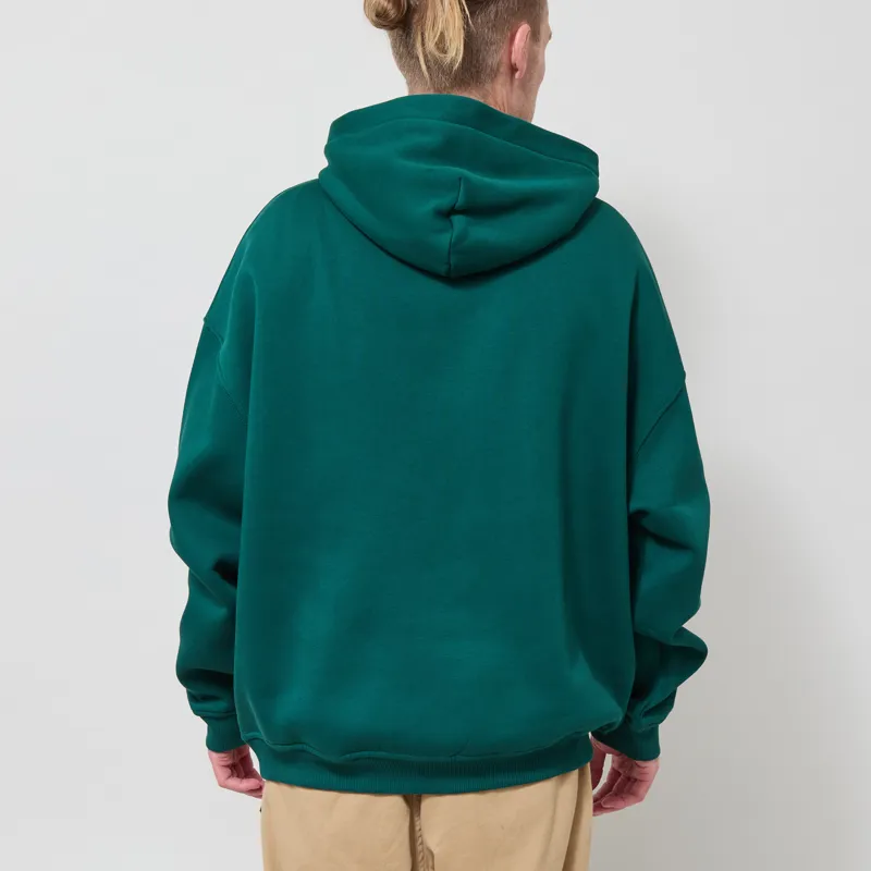 Parlez Coastal Oversized Hoodie Deep Green-2