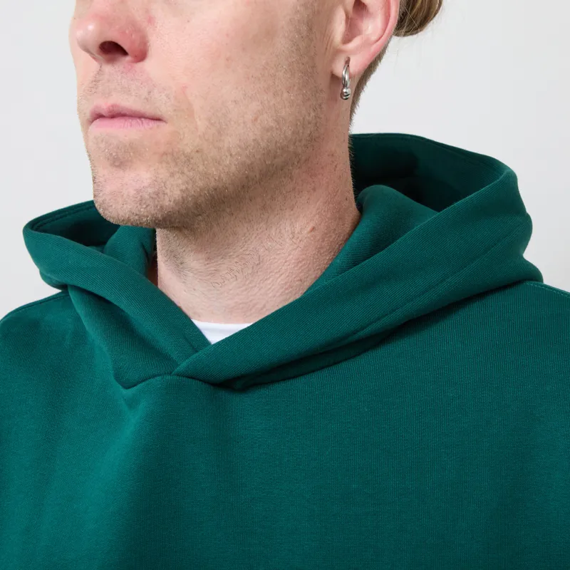 Parlez Coastal Oversized Hoodie Deep Green-3