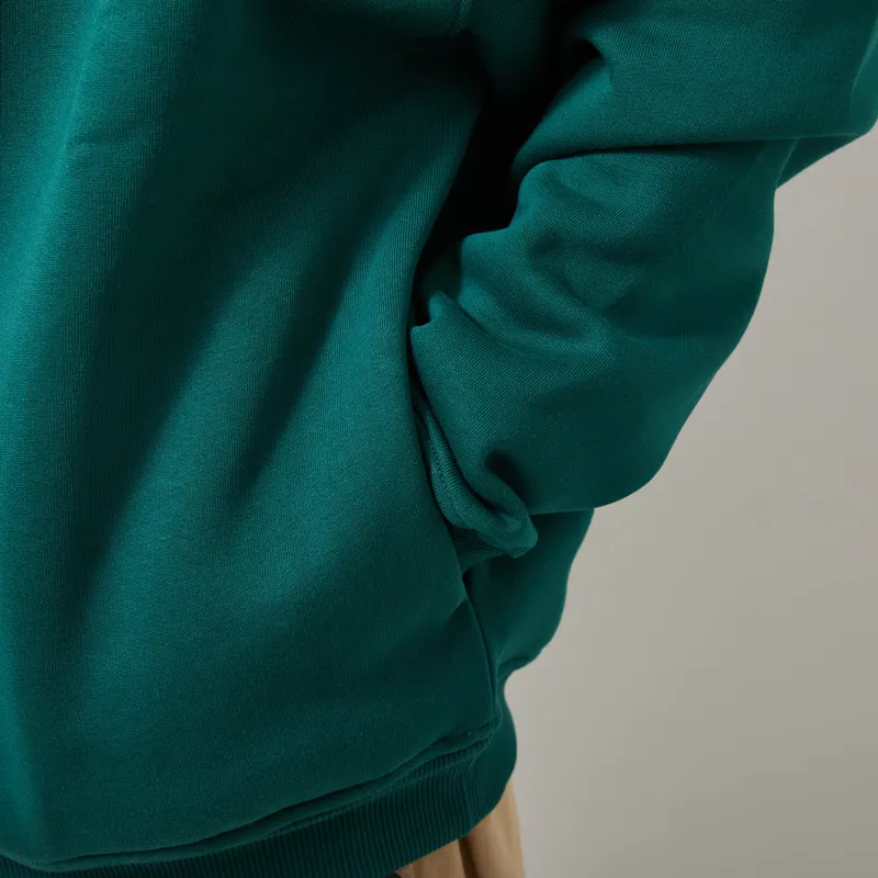 Parlez Coastal Oversized Hoodie Deep Green-5