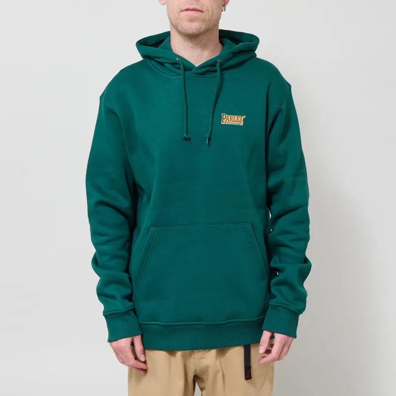 Parlez Verkin Hoodie Deep Green-2