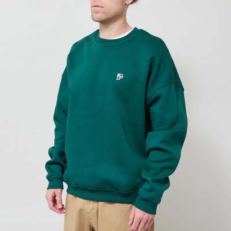 Parlez Powell Oversized Sweatshirt Deep Green-1
