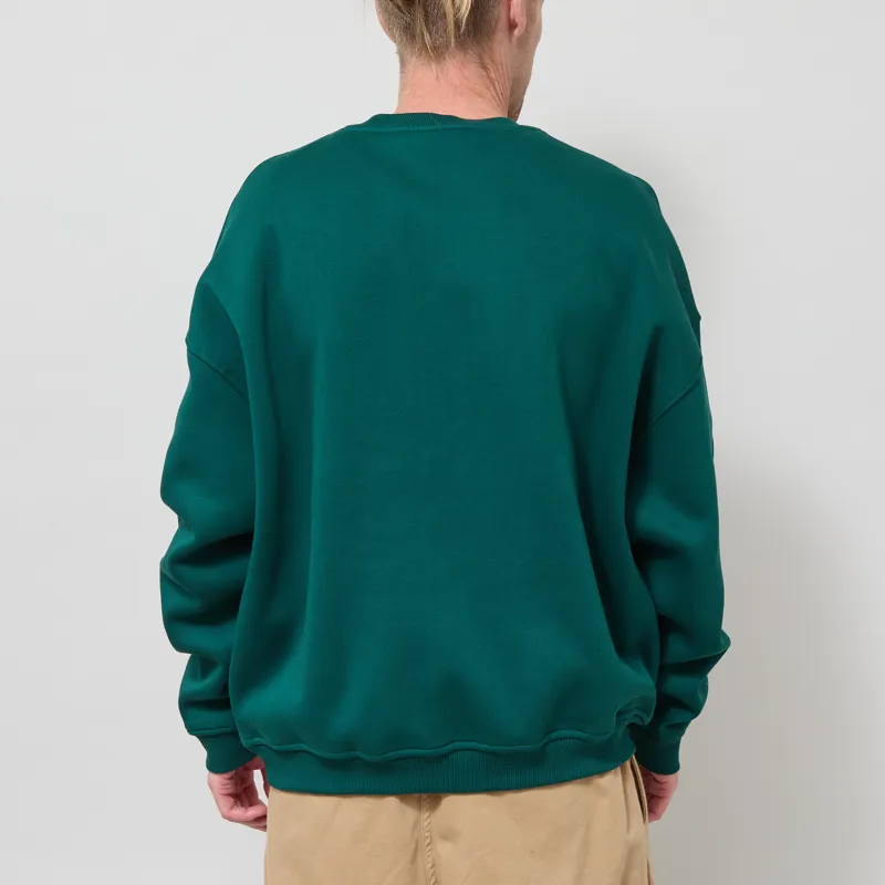 Parlez Powell Oversized Sweatshirt Deep Green-2