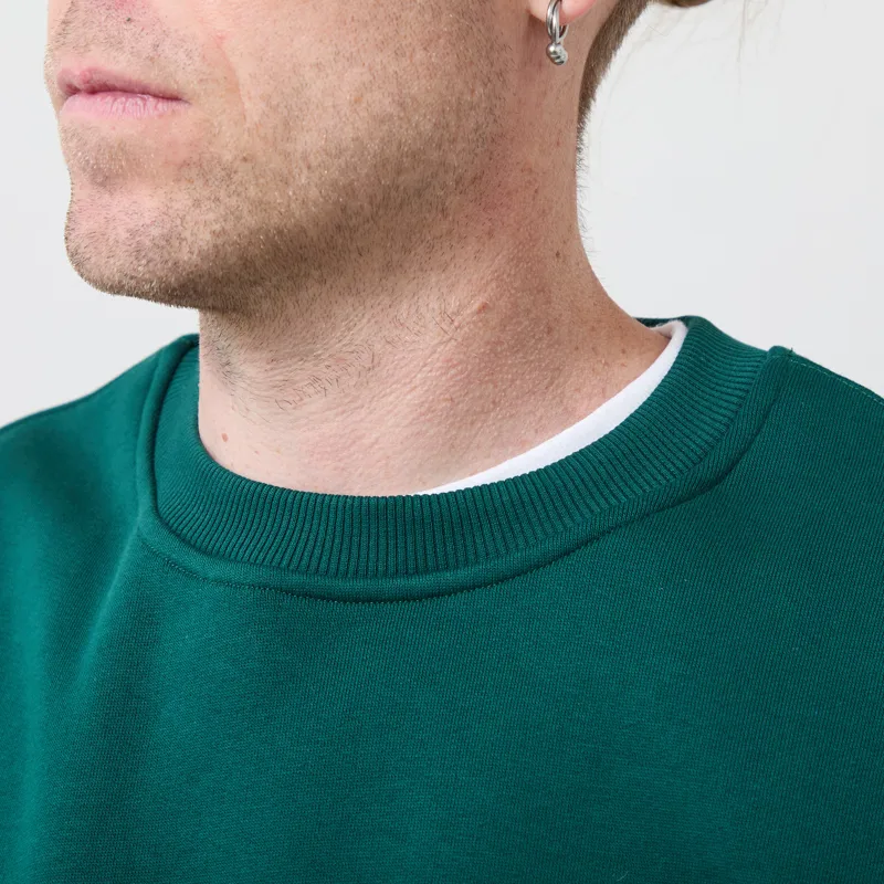 Parlez Powell Oversized Sweatshirt Deep Green-3