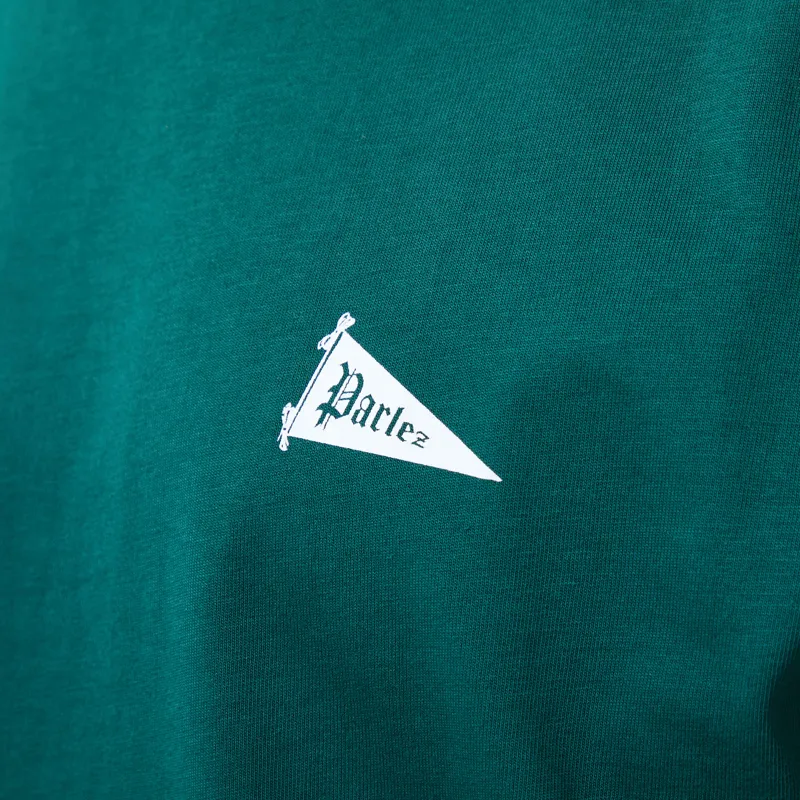 Parlez Pennant T Shirt Deep Green-5