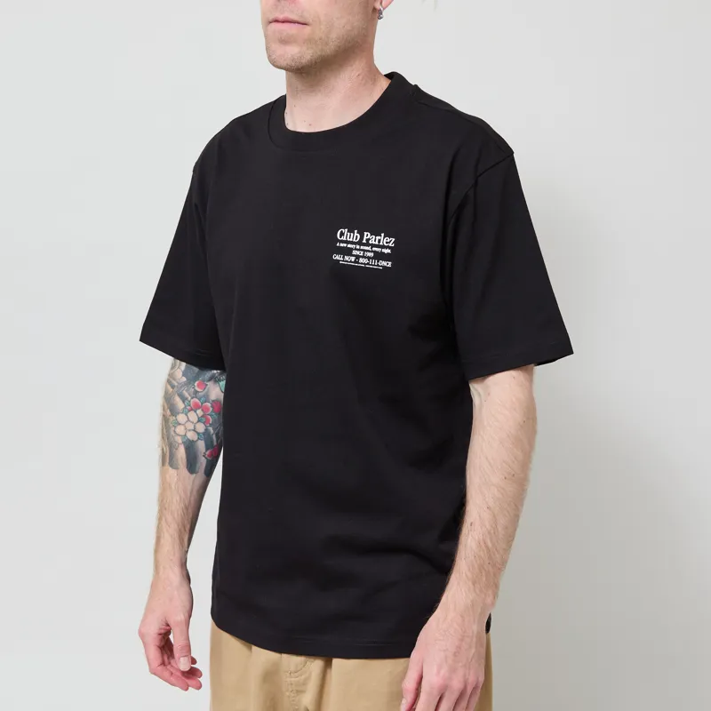 Parlez Shake T Shirt Black-1