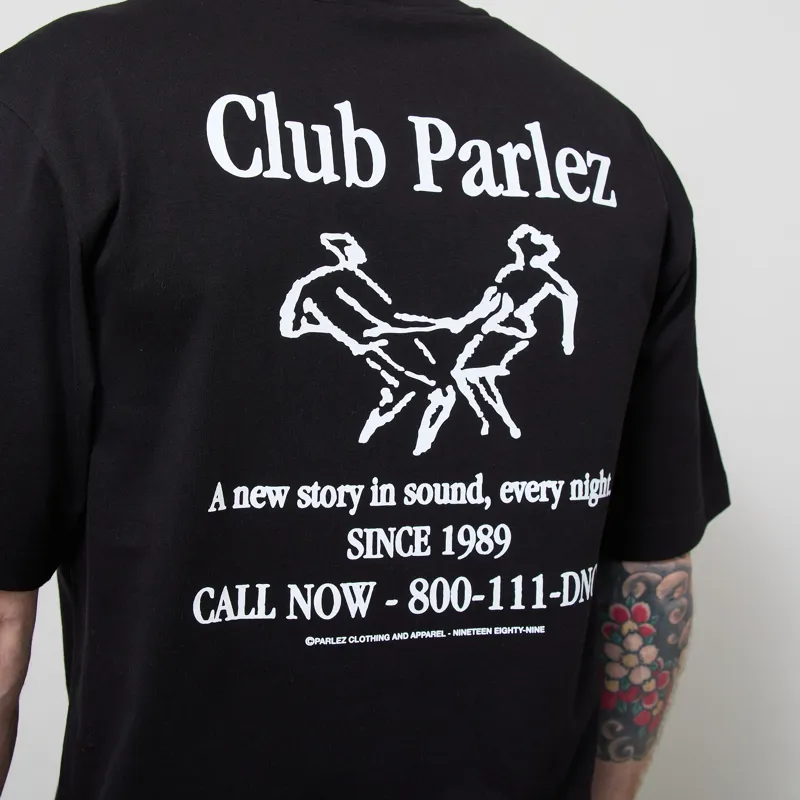 Parlez Shake T Shirt Black-3