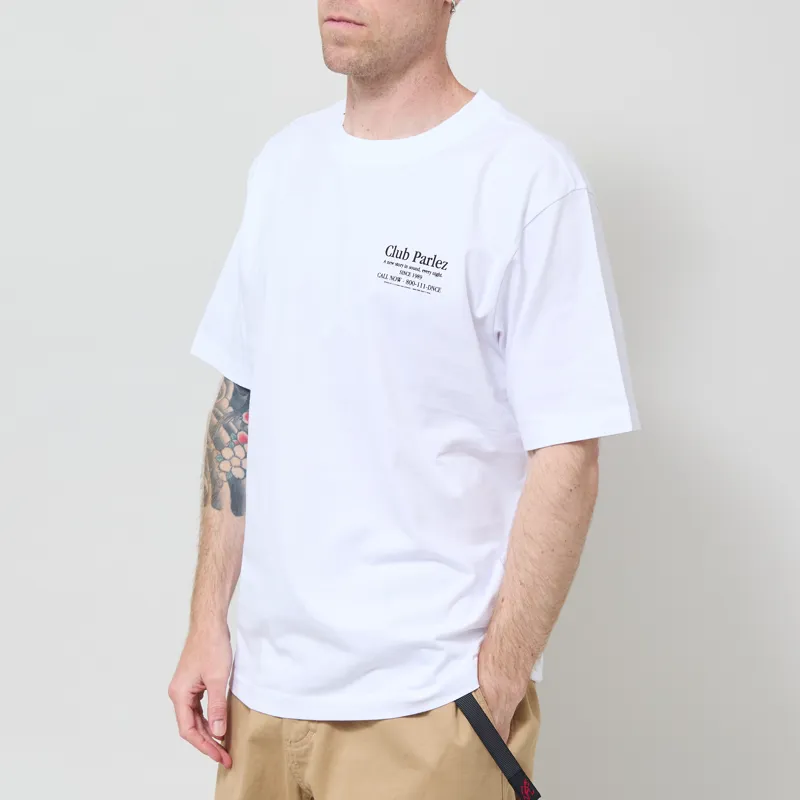 Parlez Shake T Shirt White-1
