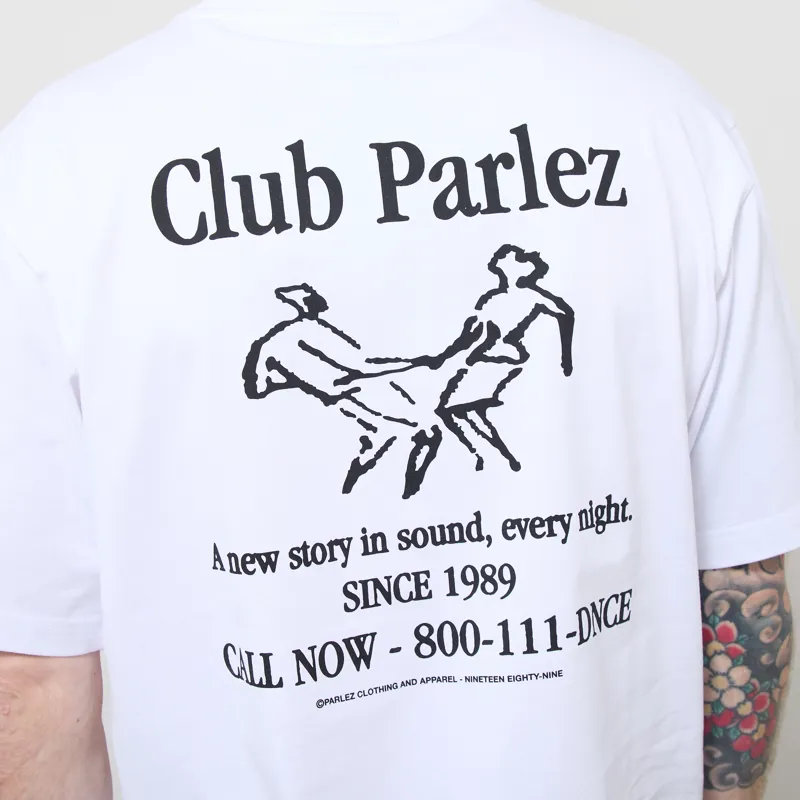 Parlez Shake T Shirt White-3