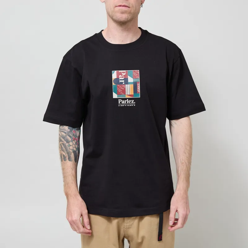 Parlez Burford T Shirt Black