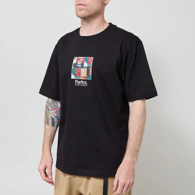 Parlez Burford T Shirt Black-1