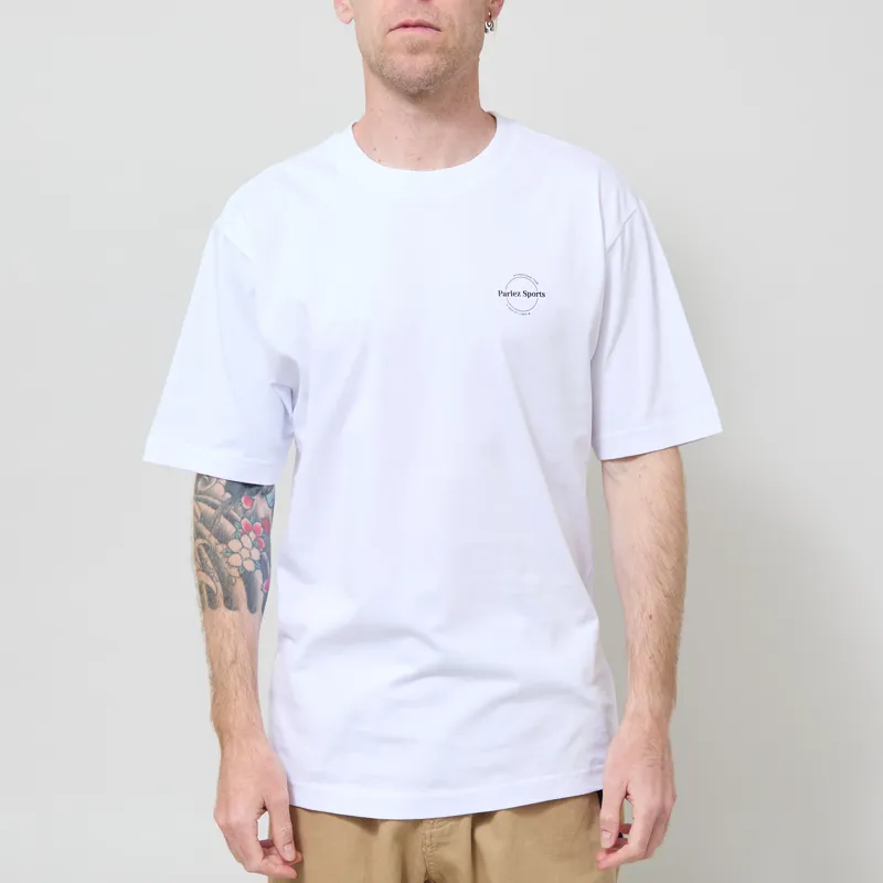 Parlez Ridgeway T Shirt White-2