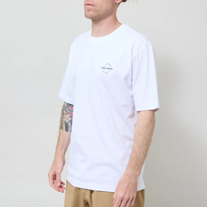 Parlez Ridgeway T Shirt White-1