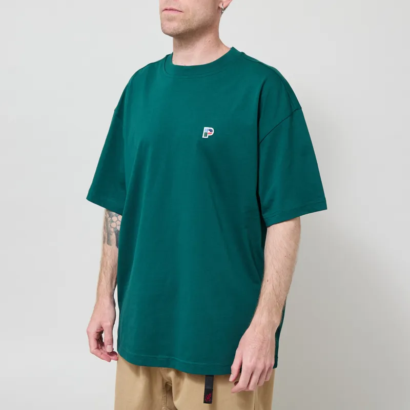Parlez Cedar Oversized T Shirt Deep Green-1