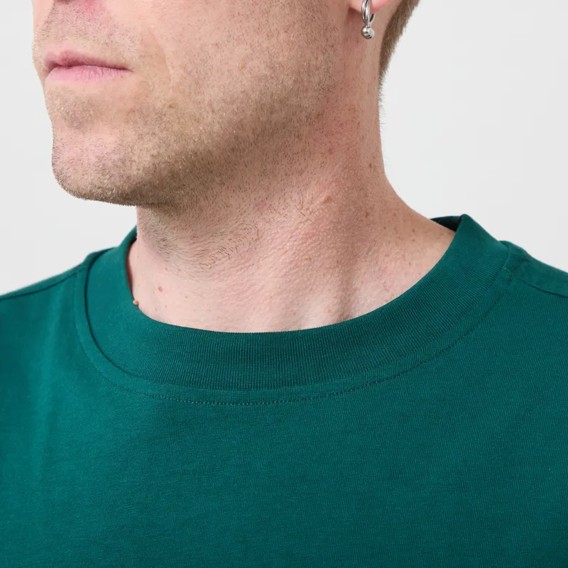 Parlez Cedar Oversized T Shirt Deep Green-3