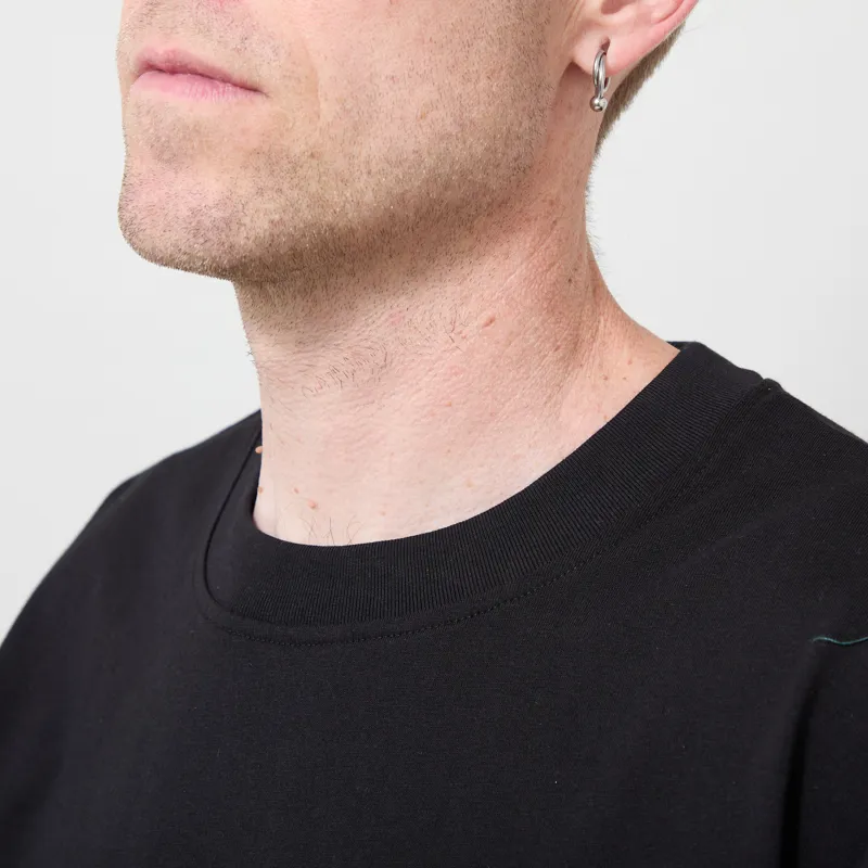 Parlez Haldane Long Sleeve T Shirt Black-3