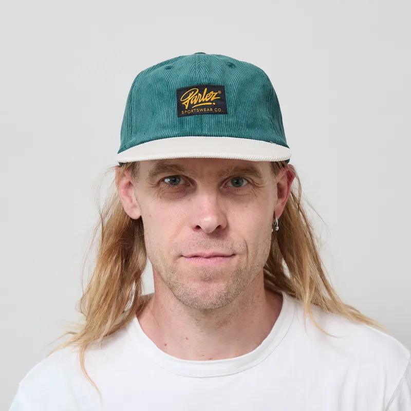 Parlez Chester 6 Panel Cap Deep Green-2
