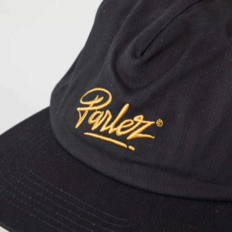 Parlez Ashton 5.5 Panel Cap Black-1