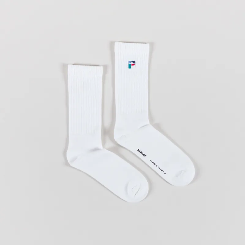 Parlez Lewis Socks White