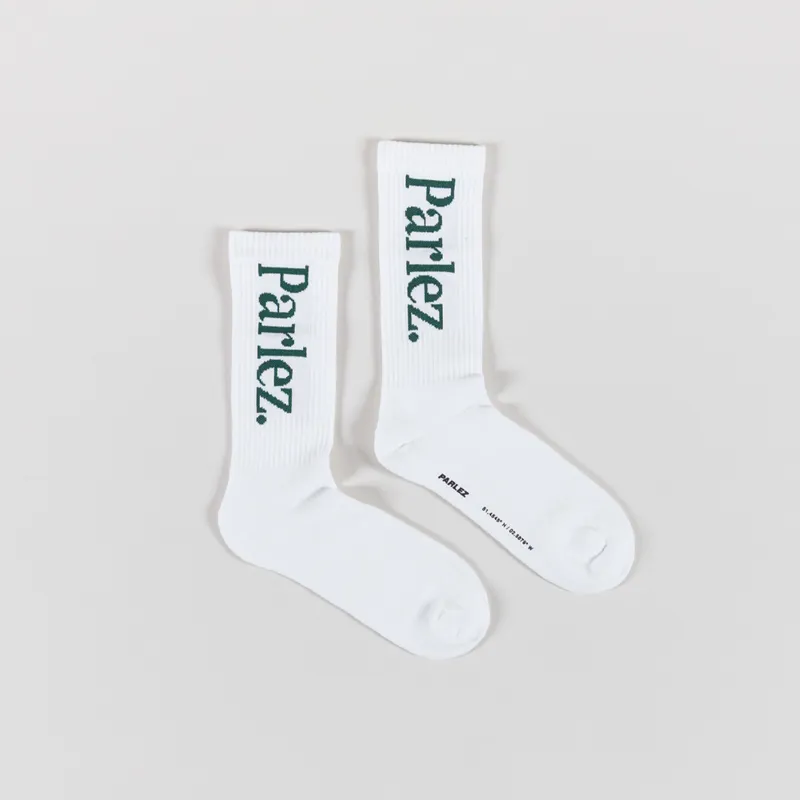 Parlez Whitlow Socks White