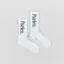 Parlez Whitlow Socks White