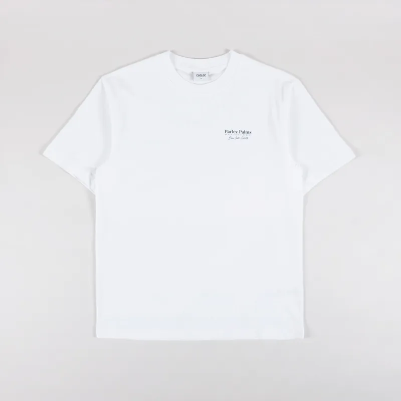 Parlez Retreat T Shirt White-1