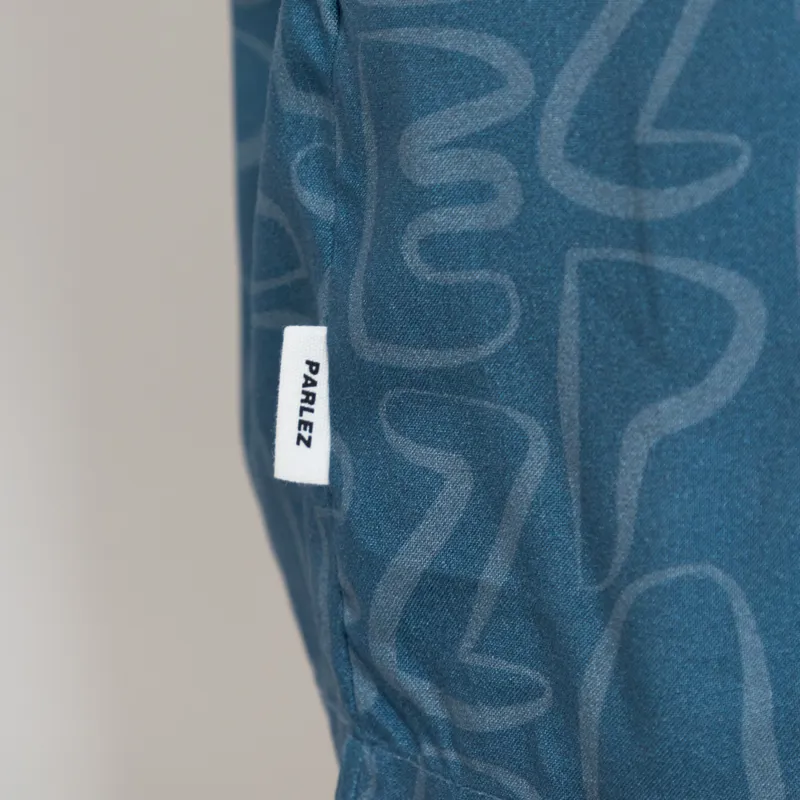 Parlez Stamp Short Sleeve Shirt Oceanic-6