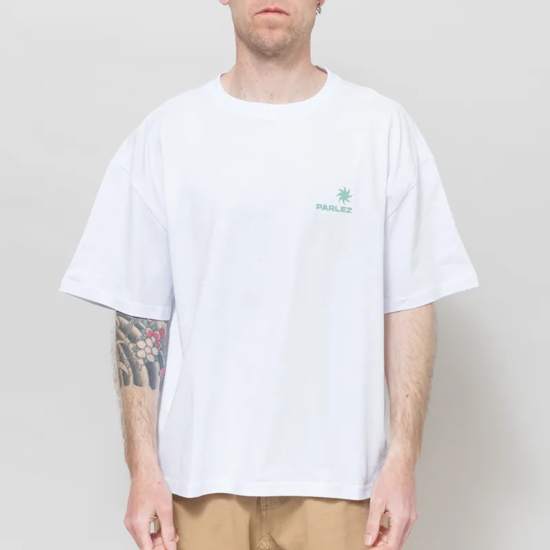 Parlez Cape Oversized T Shirt White-2