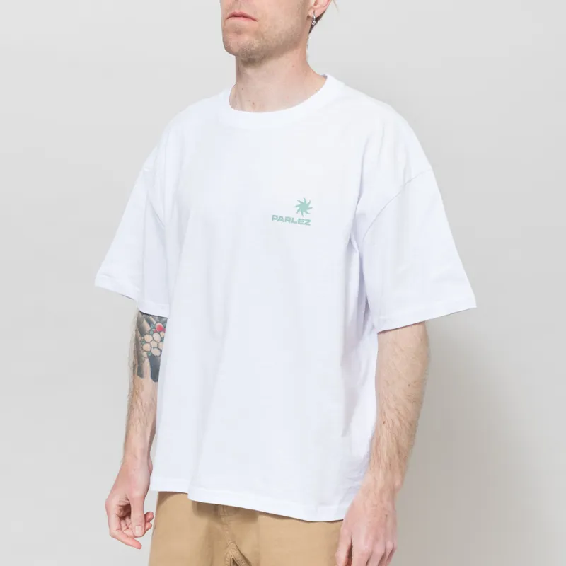 Parlez Cape Oversized T Shirt White-1