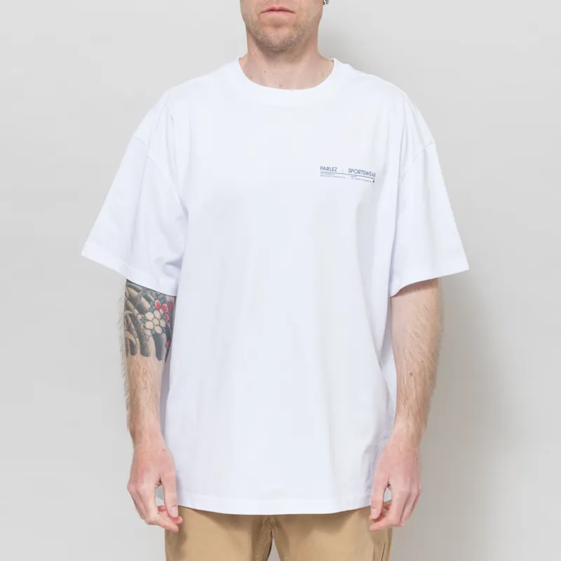 Parlez Crossley Oversized T Shirt White-2